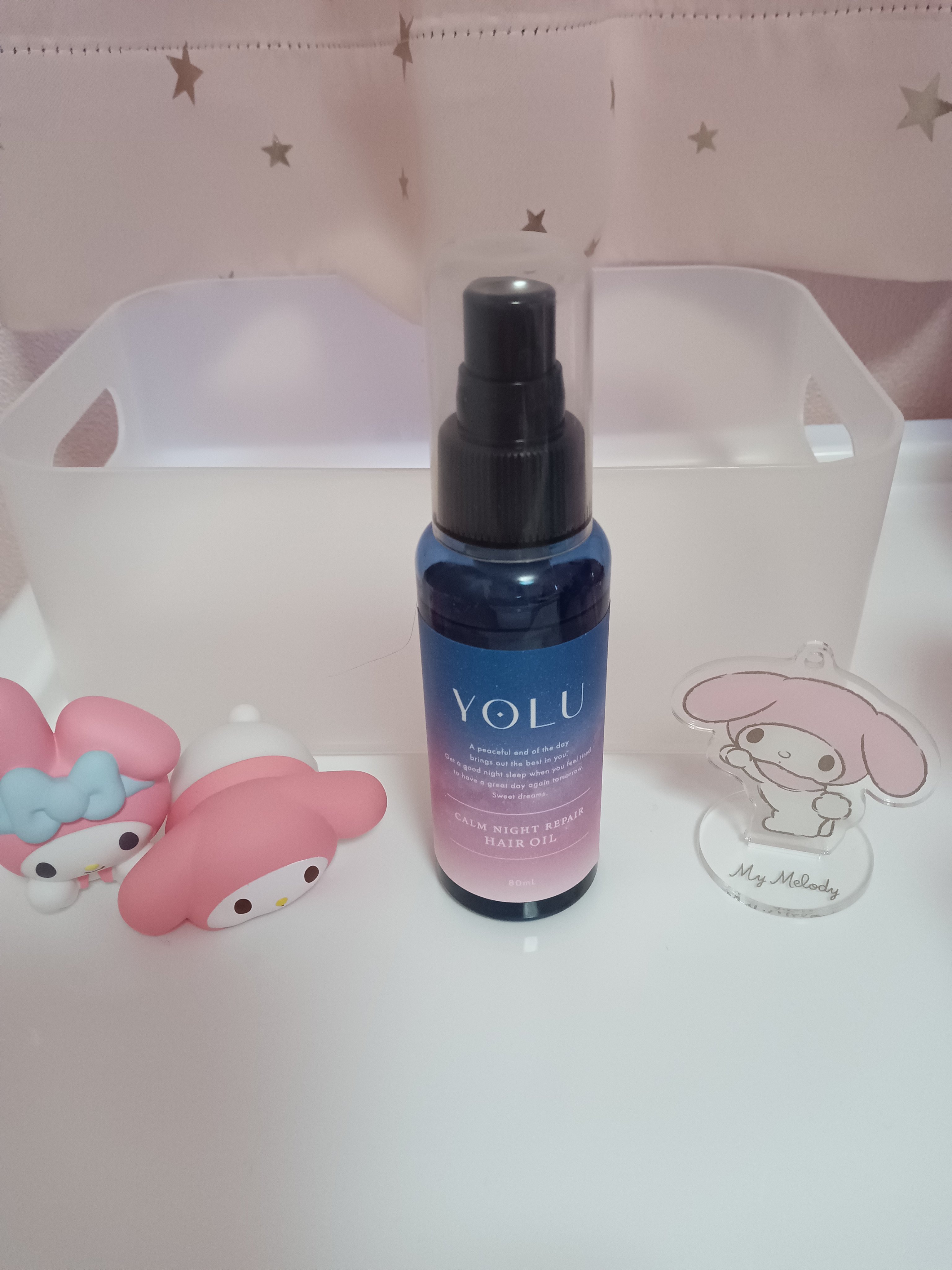 カームナイトリペアヘアオイル/YOLU/ヘアオイルを使ったクチコミ（1枚目）