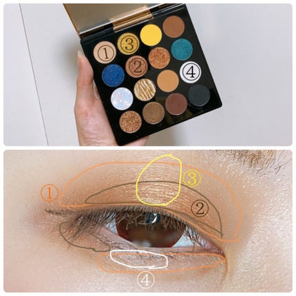 大英博物館 エジプトシリーズ アイシャドウパレット/ZEESEA/アイシャドウパレットを使ったクチコミ(3枚目)