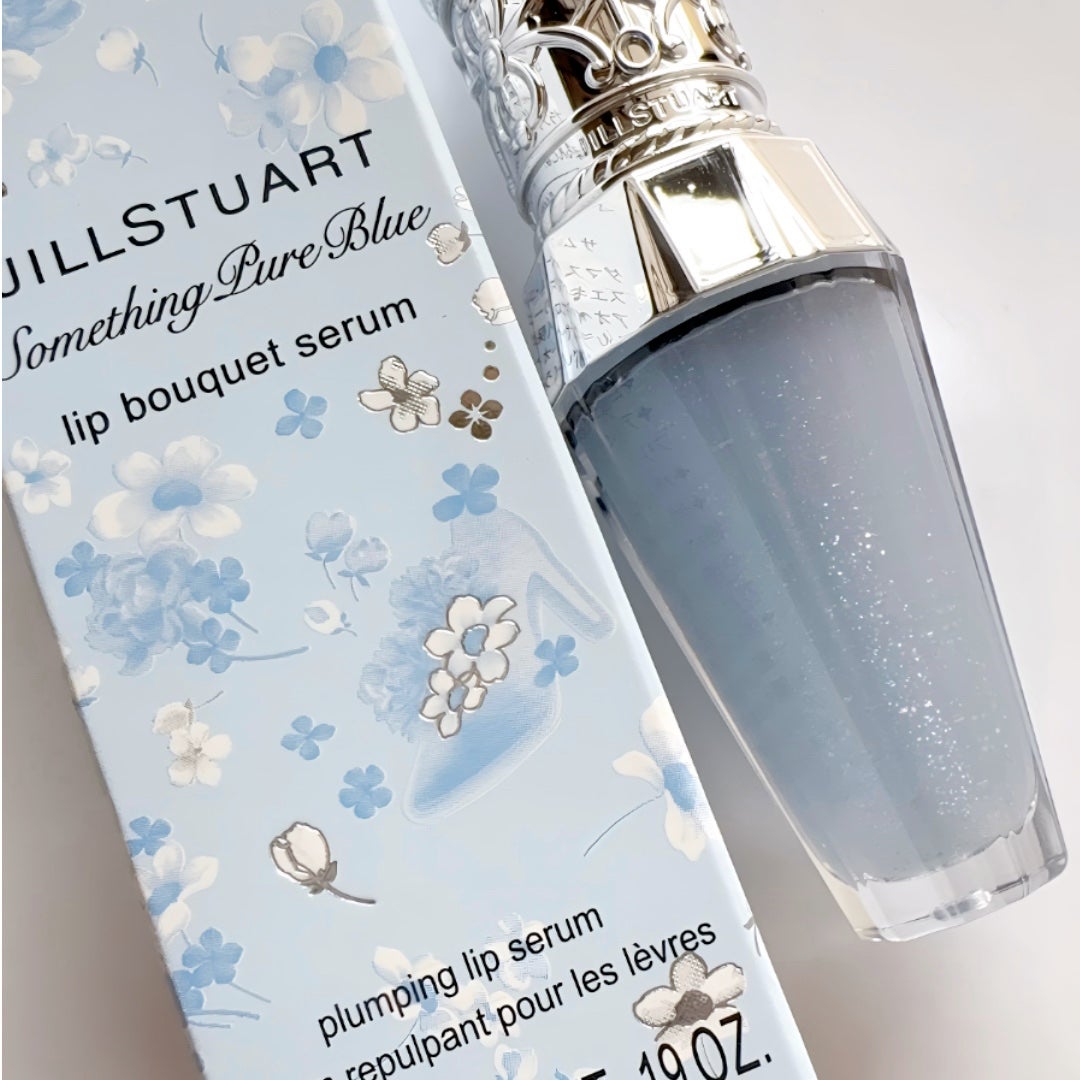 ジルスチュアート サムシングピュアブルー リップブーケ セラム/JILL STUART/リップ美容液を使ったクチコミ(5枚目)