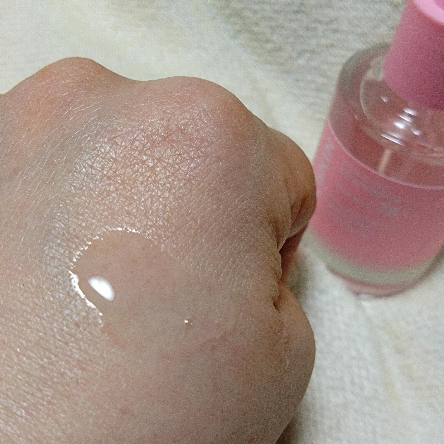 ピンクアロエムチンセラム/APRILSKIN/美容液を使ったクチコミ(5枚目)