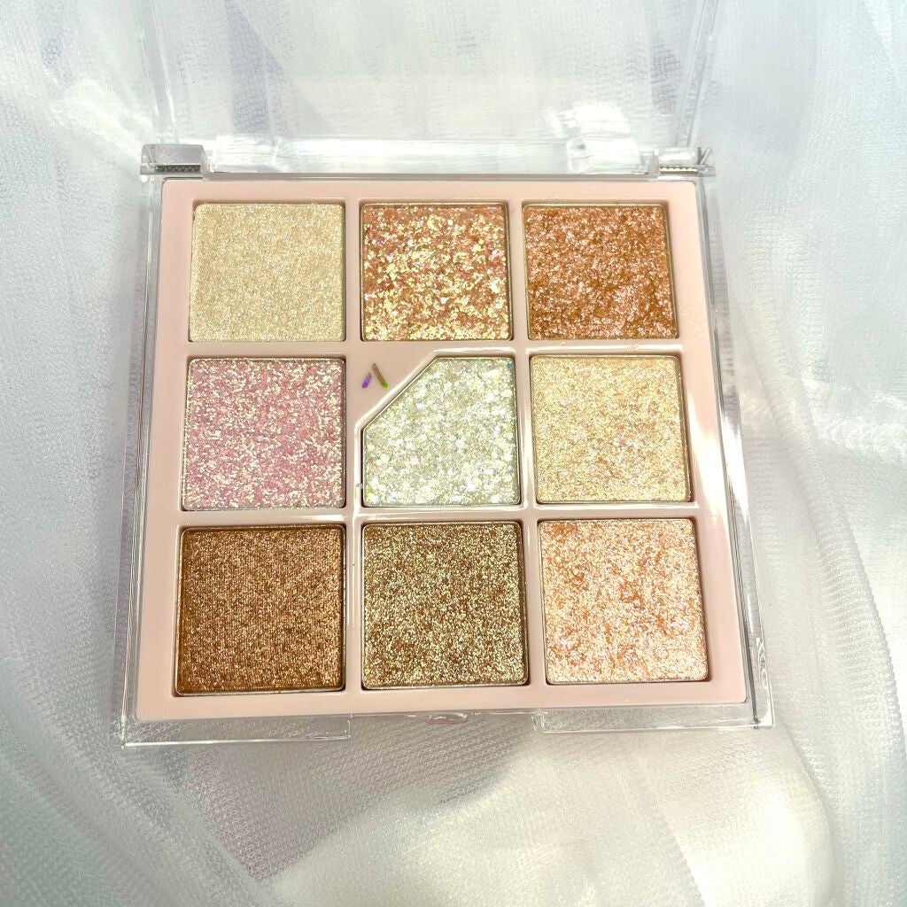 グリッターペディアアイパレット/unleashia/アイシャドウパレットを使ったクチコミ(2枚目)