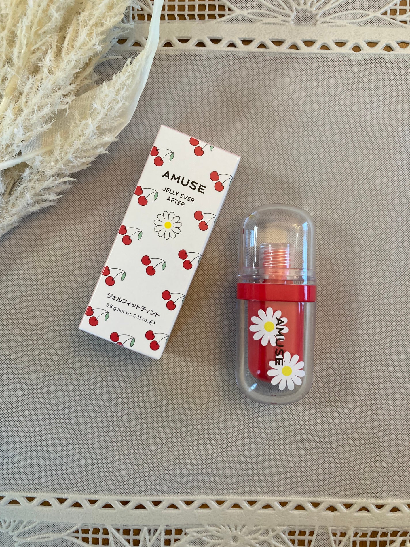 ジェルフィットティント/AMUSE/リップティントを使ったクチコミ(1枚目)