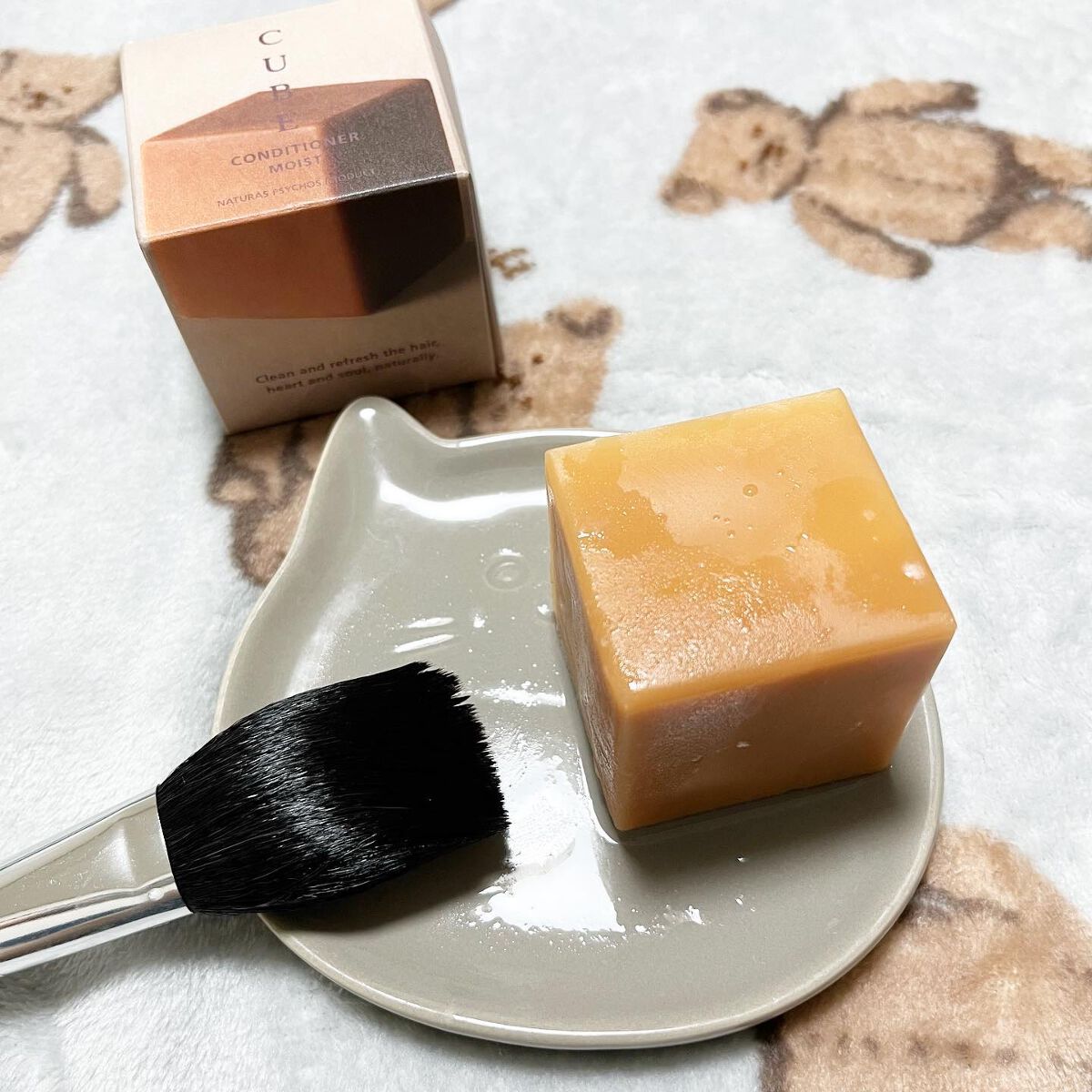 CUBEコンディショナー MOIST –milky leafの⾹り/Naturas Psychos Product/コンディショナー単品を使ったクチコミ(3枚目)