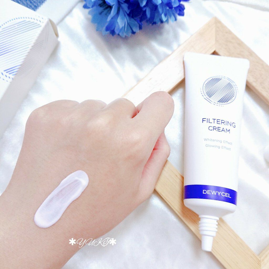 フィルタリングクリーム/DEWYCEL/日焼け止めクリームを使ったクチコミ(4枚目)