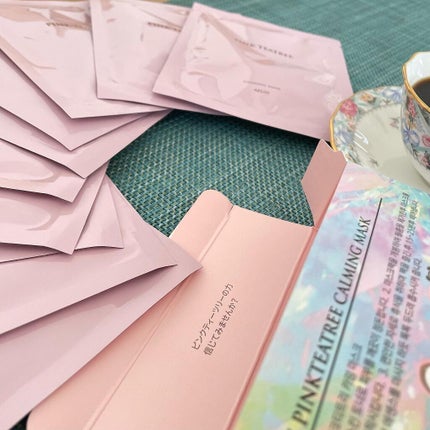 ピンクティーツリーマスクパック/APLIN/シートマスク・パックを使ったクチコミ(4枚目)