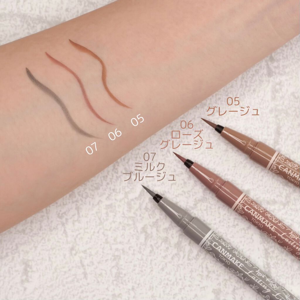 ラスティングリキッドライナー/キャンメイク/リキッドアイライナーを使ったクチコミ(2枚目)