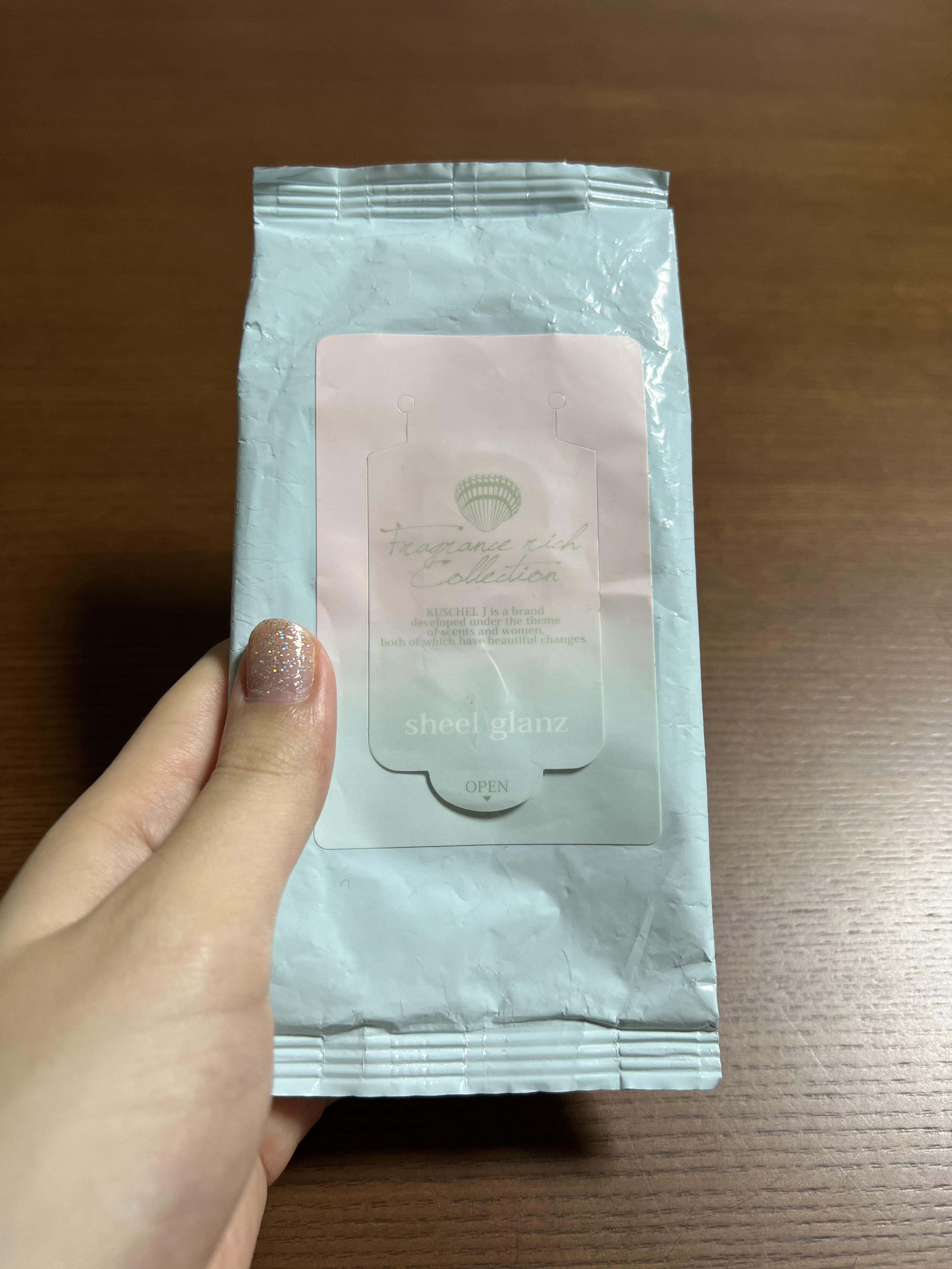 フレグランスボティシート シェルグラン/クシェルヨット/ボディシートを使ったクチコミ（1枚目）