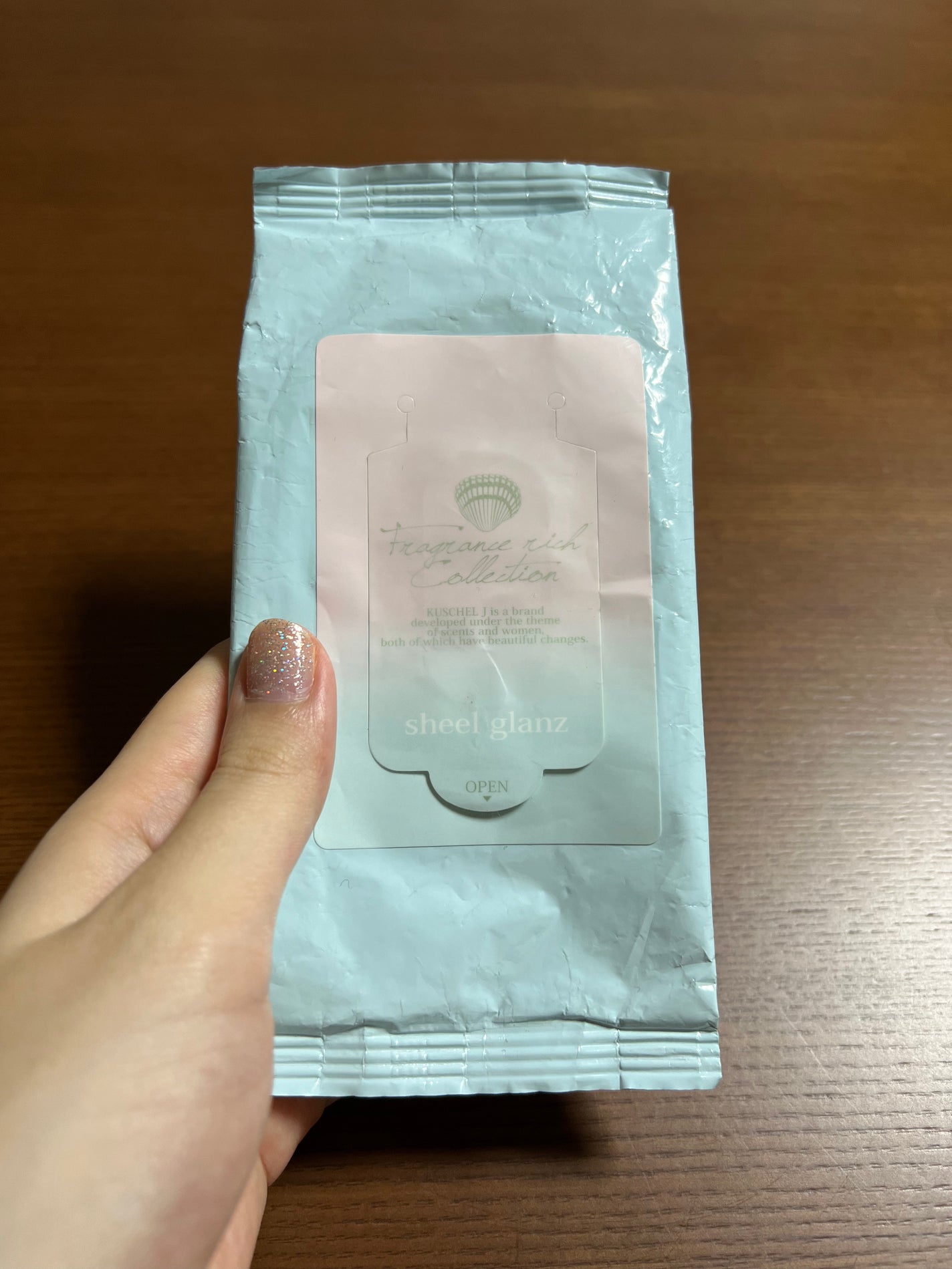 フレグランスボティシート シェルグラン/クシェルヨット/ボディシートを使ったクチコミ(1枚目)