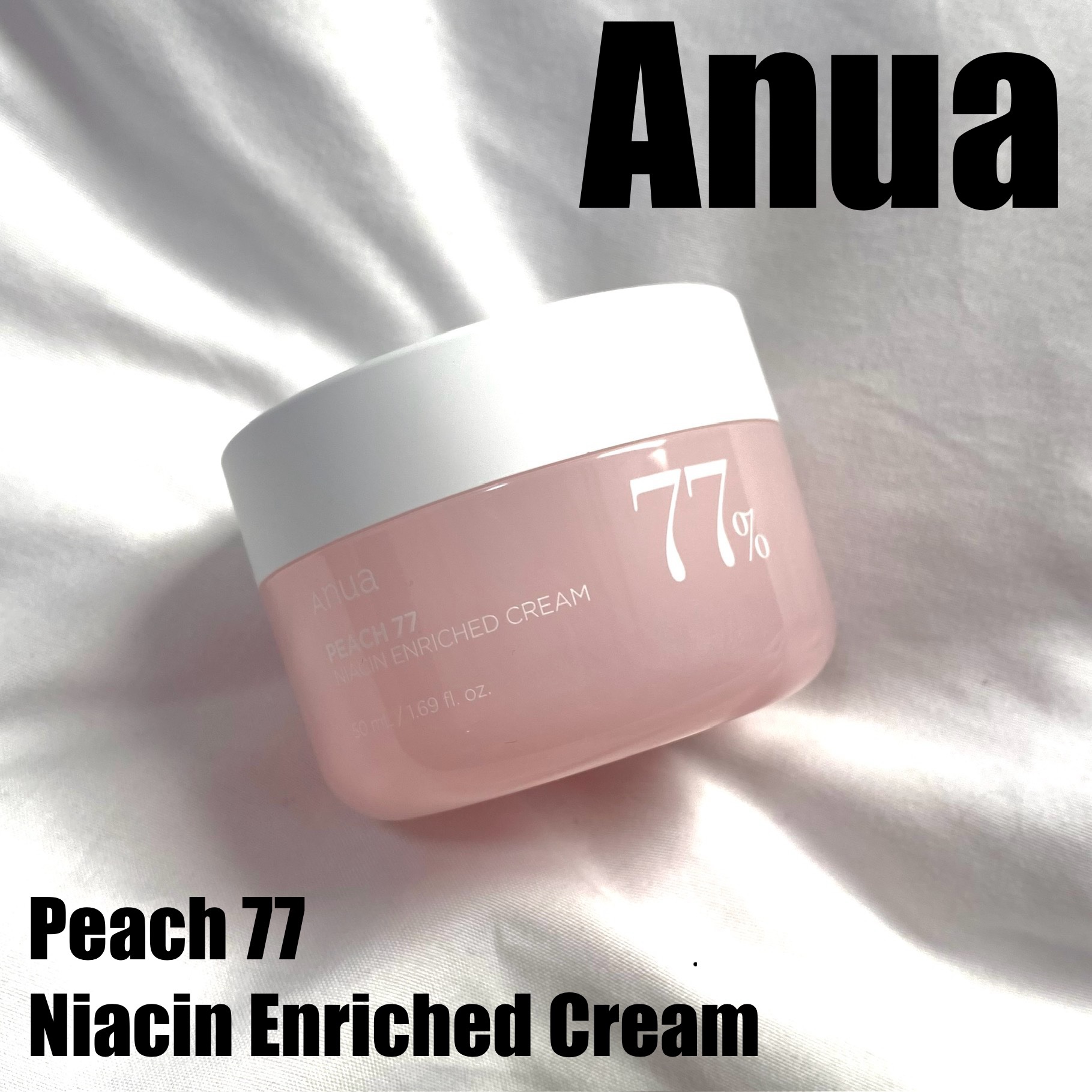 桃77%ナイアシンリッチモイスチャークリーム/Anua/フェイスクリームを使ったクチコミ（1枚目）