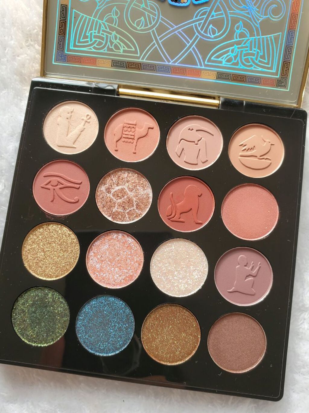 デザートメモリシリーズ 16色アイシャドウパレット/ZEESEA/アイシャドウパレットを使ったクチコミ(2枚目)