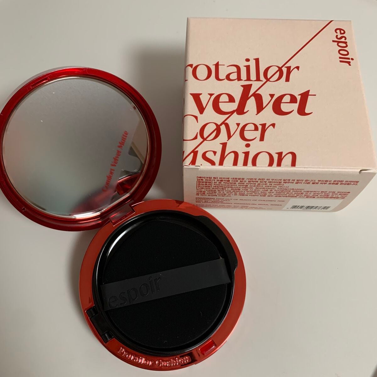 プロテーラービーベルベットカバークッション/espoir/クッションファンデーションを使ったクチコミ(2枚目)