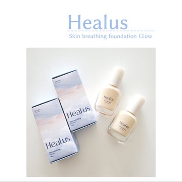 Skin  breathing foundation Glow/Healus/リキッドファンデーションを使ったクチコミ（1枚目）