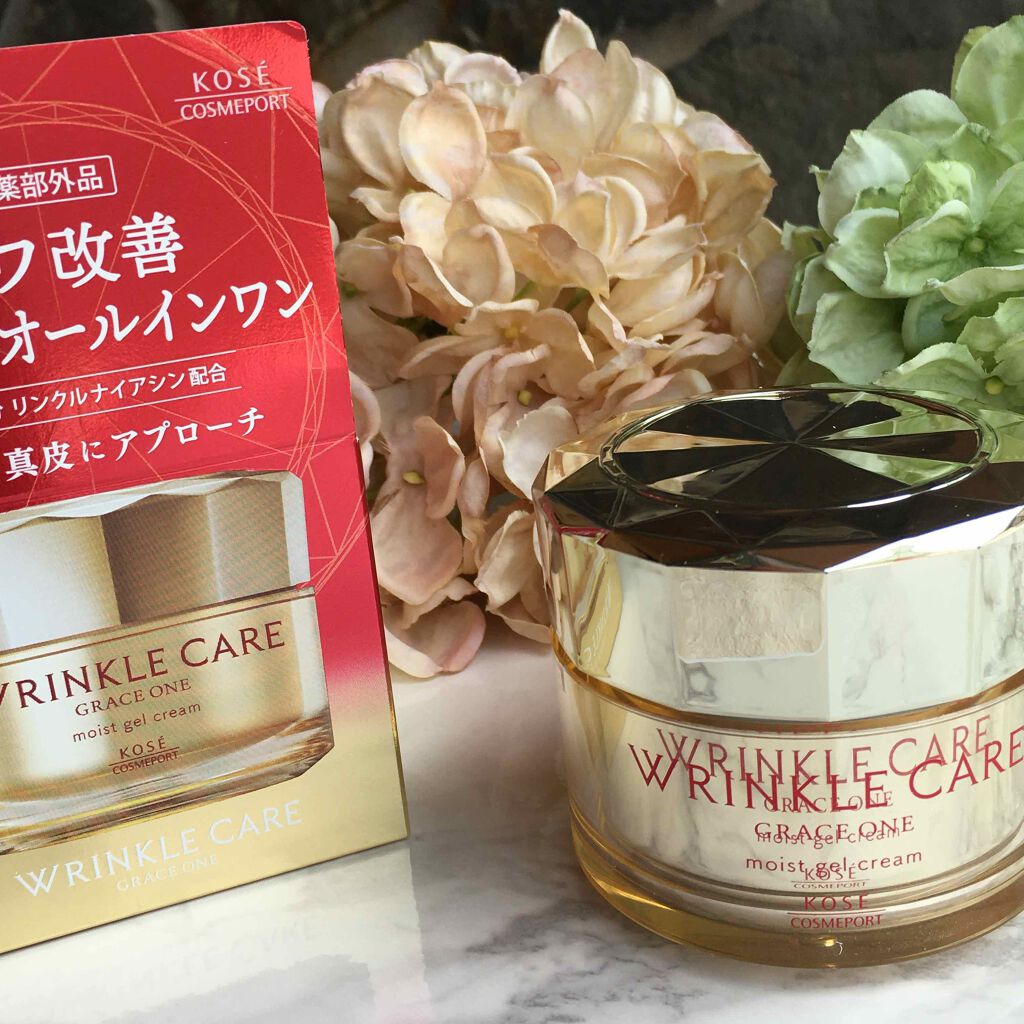 リンクルケア モイストジェルクリーム/グレイスワン/オールインワン化粧品を使ったクチコミ(1枚目)