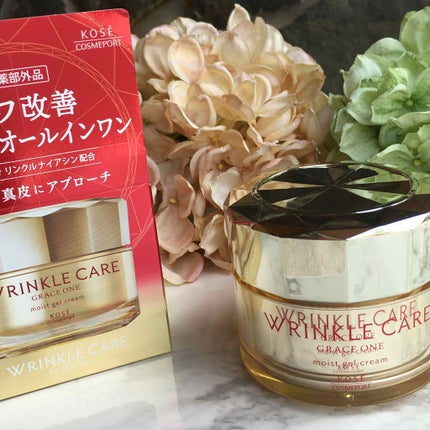 リンクルケア モイストジェルクリーム/グレイスワン/オールインワン化粧品を使ったクチコミ(1枚目)