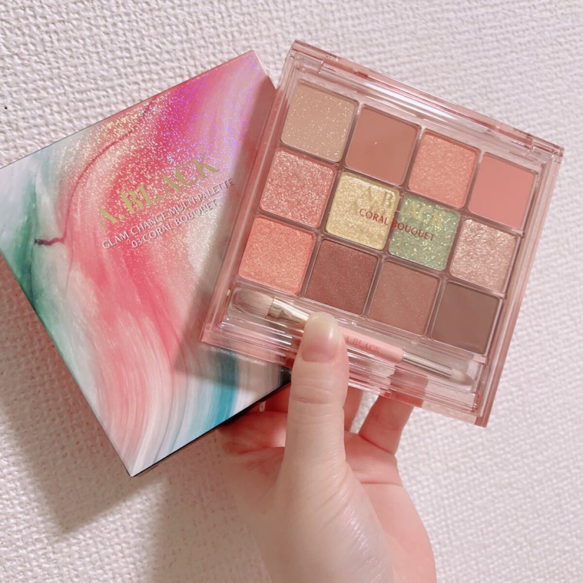 グラムチェンジマルチパレット 03 コーラルブーケ/A.BLACK/マルチパレットを使ったクチコミ（1枚目）