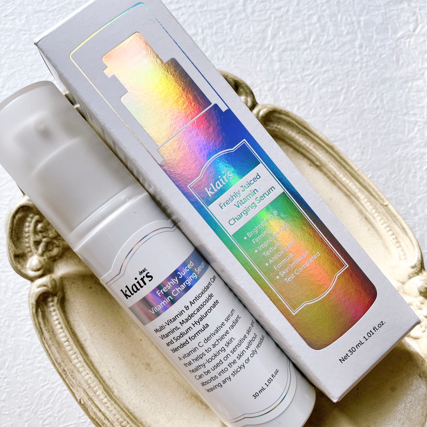 フレッシュリージュースドビタミンチャージングセラム(30ml)/Klairs/美容液を使ったクチコミ(1枚目)