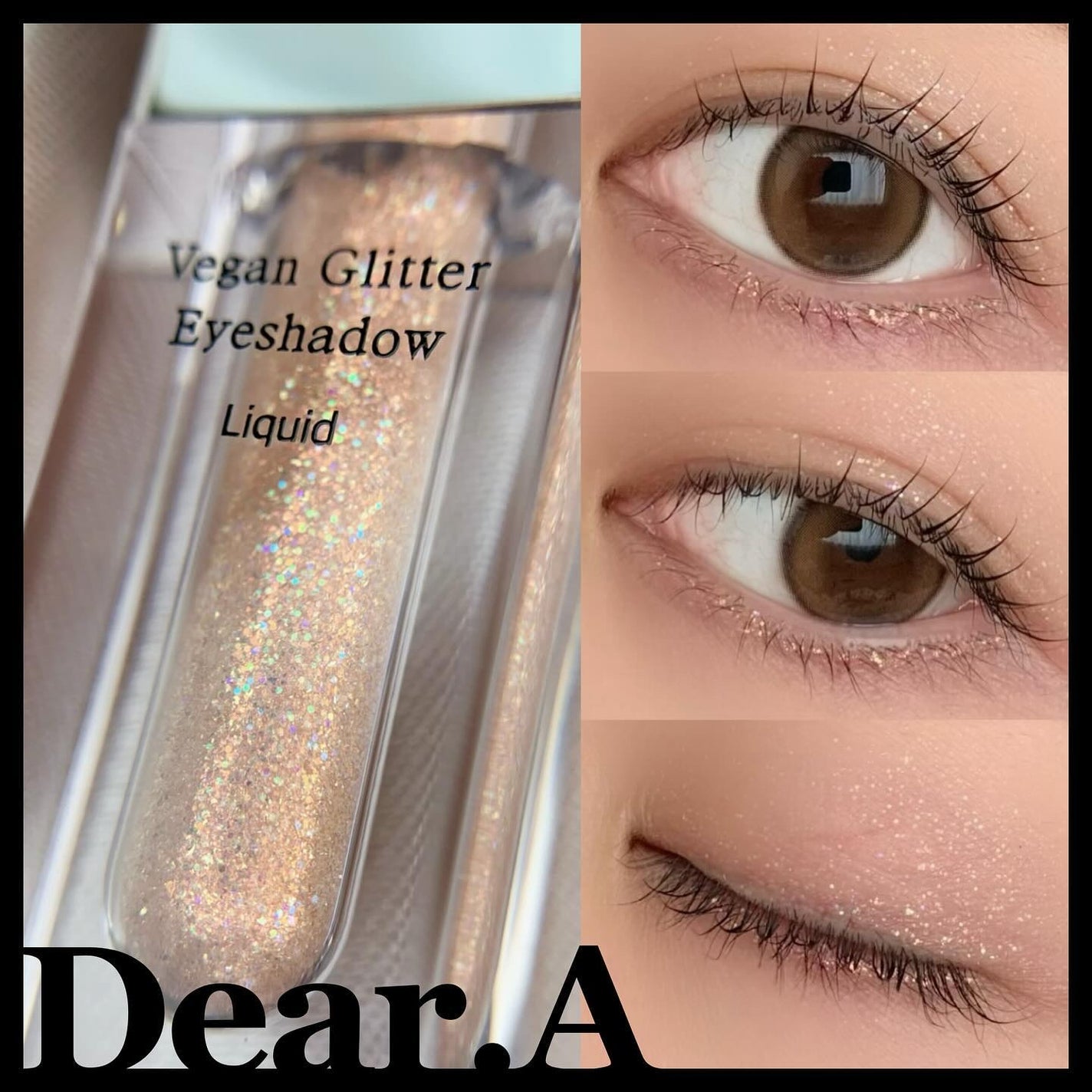 グリッターアイシャドウ/Dear.A/グリッターを使ったクチコミ(1枚目)