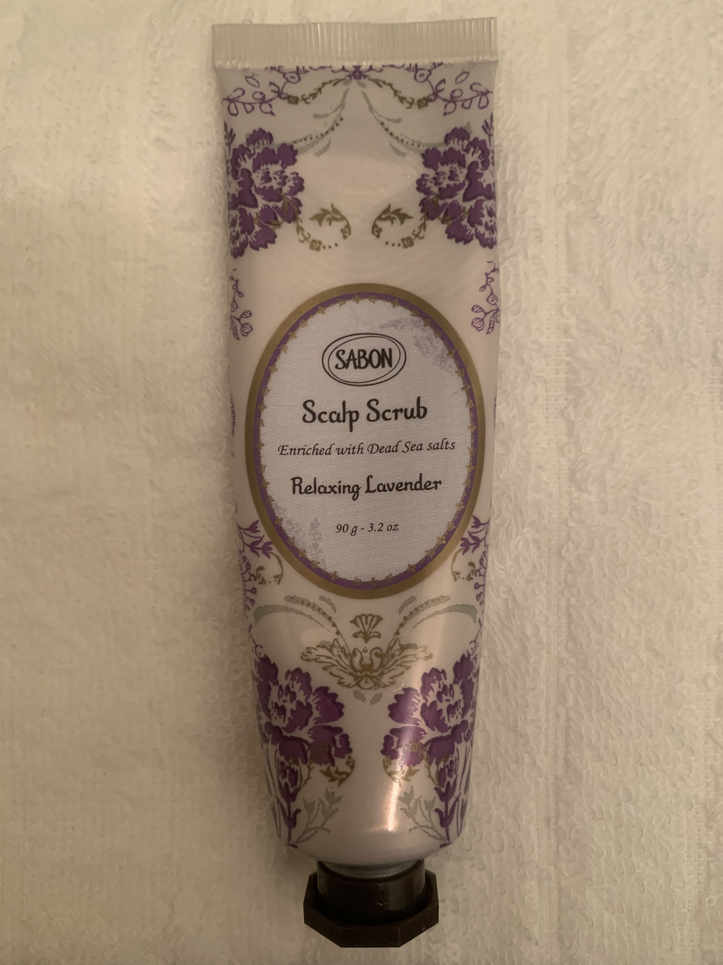 ヘッドスクラブ リラクシング(ラベンダー) 90g/SABON/ヘッドスクラブを使ったクチコミ（1枚目）