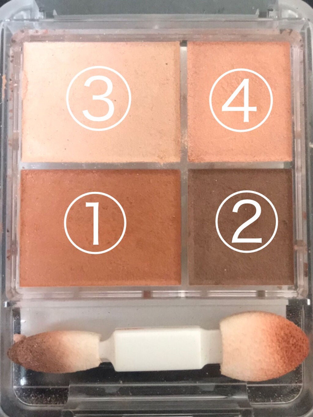 グラデーション アイシャドウ/ちふれ/アイシャドウパレットを使ったクチコミ(2枚目)