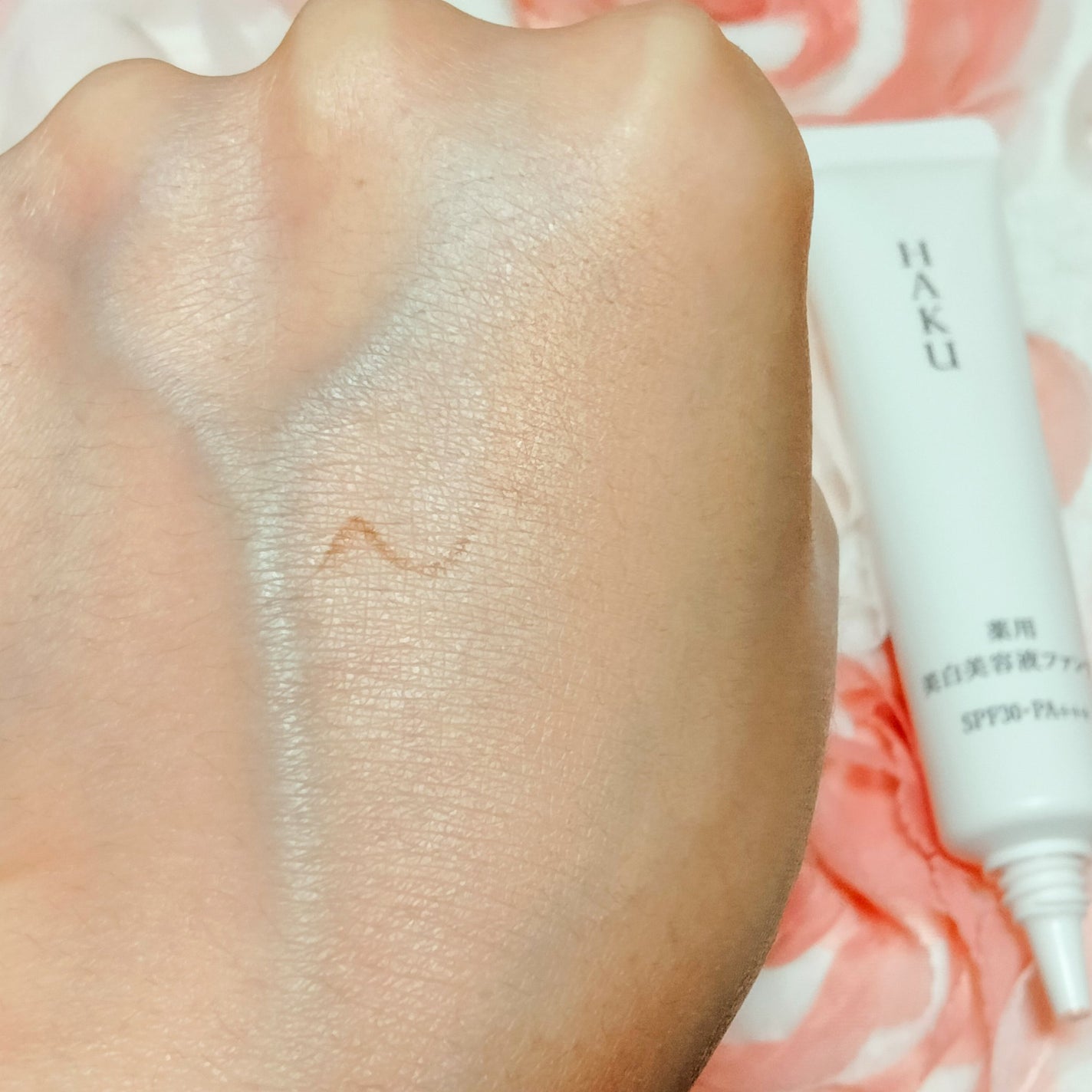 薬用 美白美容液ファンデ(医薬部外品)/HAKU/クリーム・エマルジョンファンデーションを使ったクチコミ(3枚目)