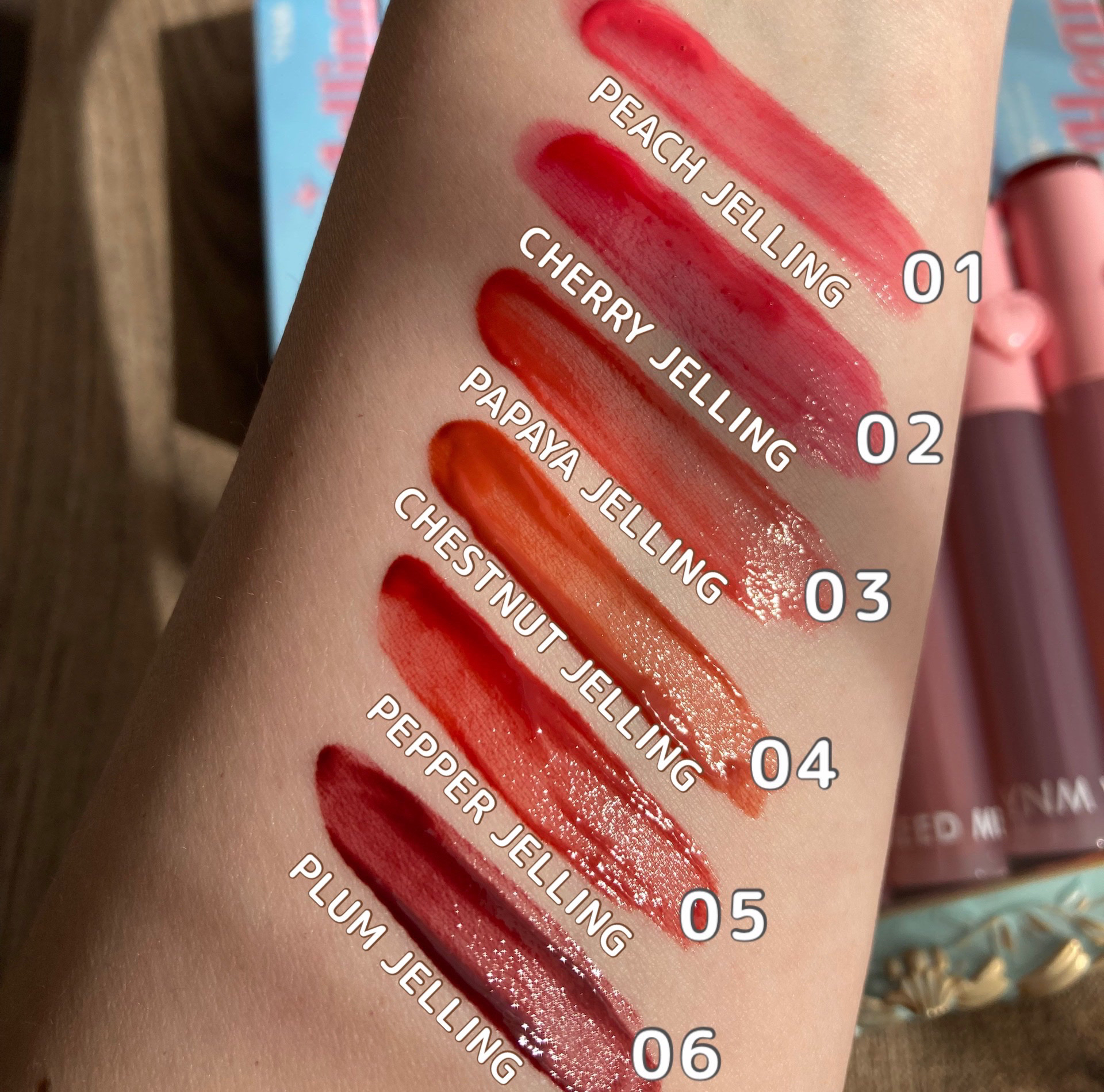 ハートゼリングティント/YNM/リップティントを使ったクチコミ（3枚目）