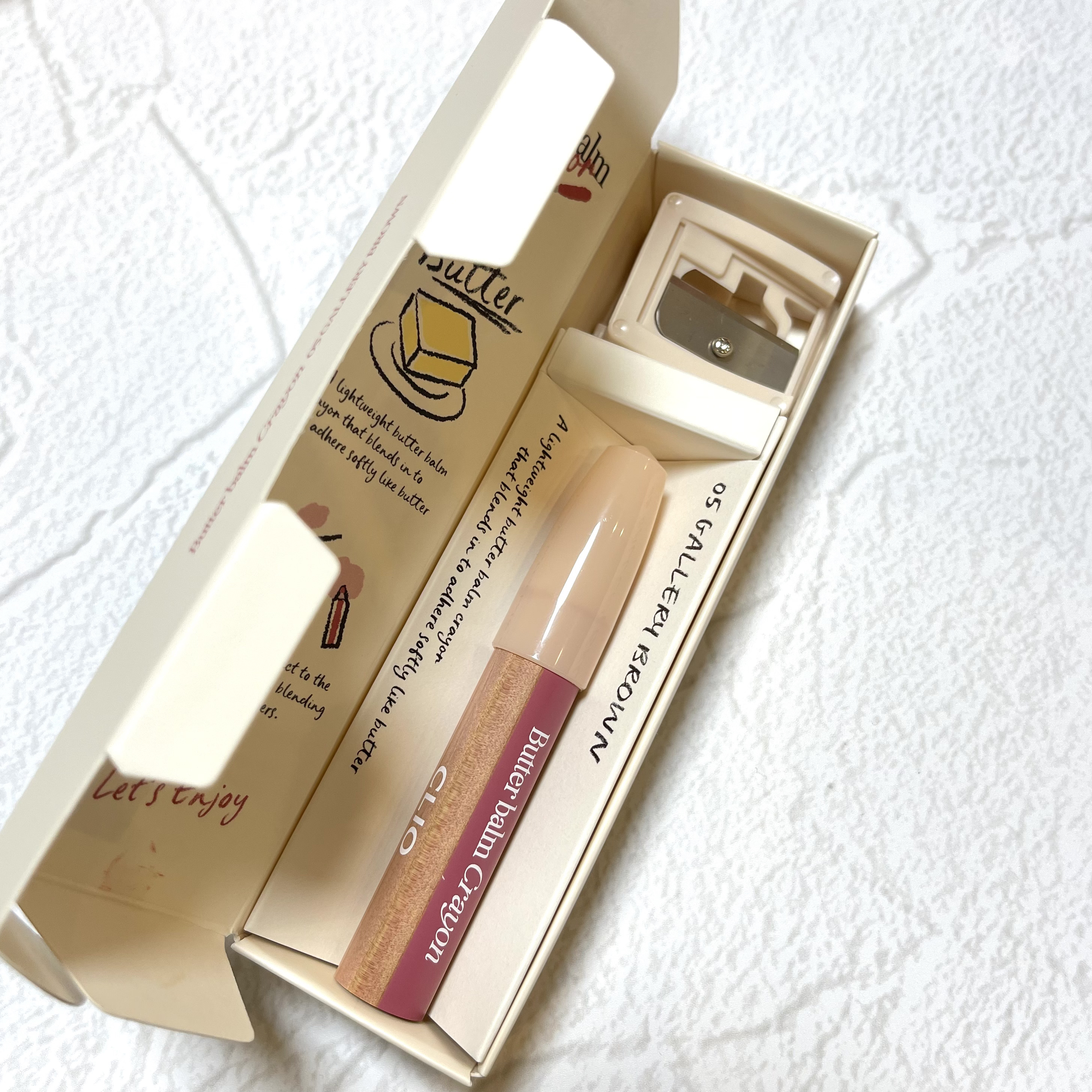 バター バーム クレヨン/CLIO/口紅を使ったクチコミ（2枚目）