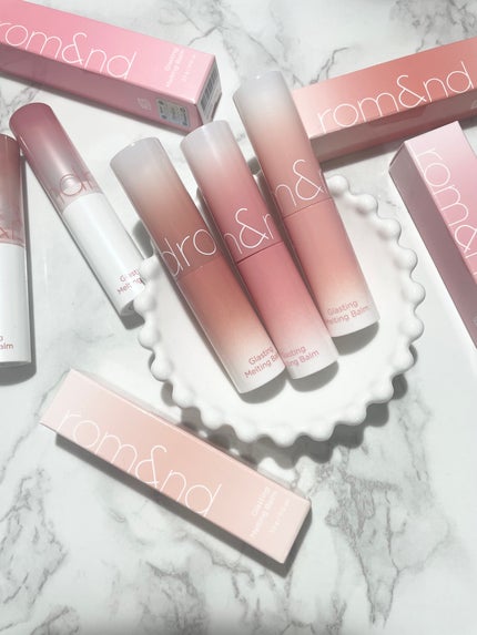 グラスティングメルティングバーム/rom&nd/リップバームを使ったクチコミ(6枚目)