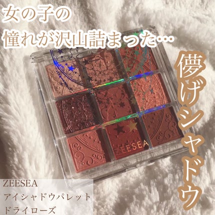 クォーツ 9色アイシャドウパレット(ドリームランドアイシャドウ) J11 キャラメルクリ/ZEESEA/アイシャドウパレットを使ったクチコミ(1枚目)