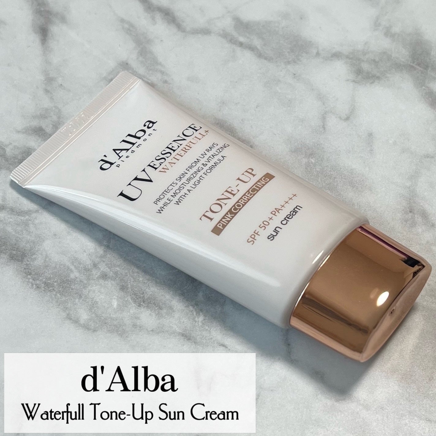 ウォータフルトーンアップサンクリーム/ダルバ/日焼け止めクリームを使ったクチコミ(1枚目)