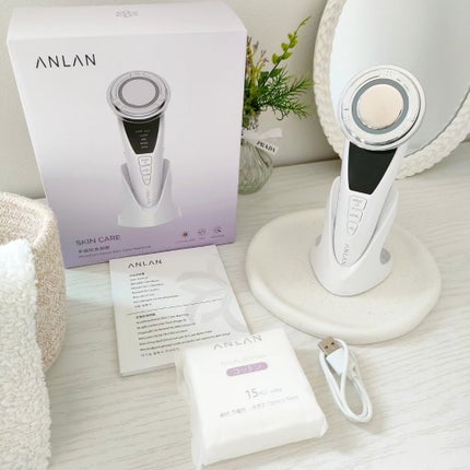 多機能温冷美顔器/ANLAN/美顔器・マッサージを使ったクチコミ(4枚目)