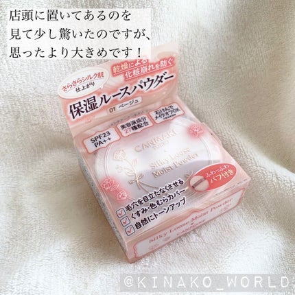 シルキールースモイストパウダー/キャンメイク/ルースパウダーを使ったクチコミ(2枚目)