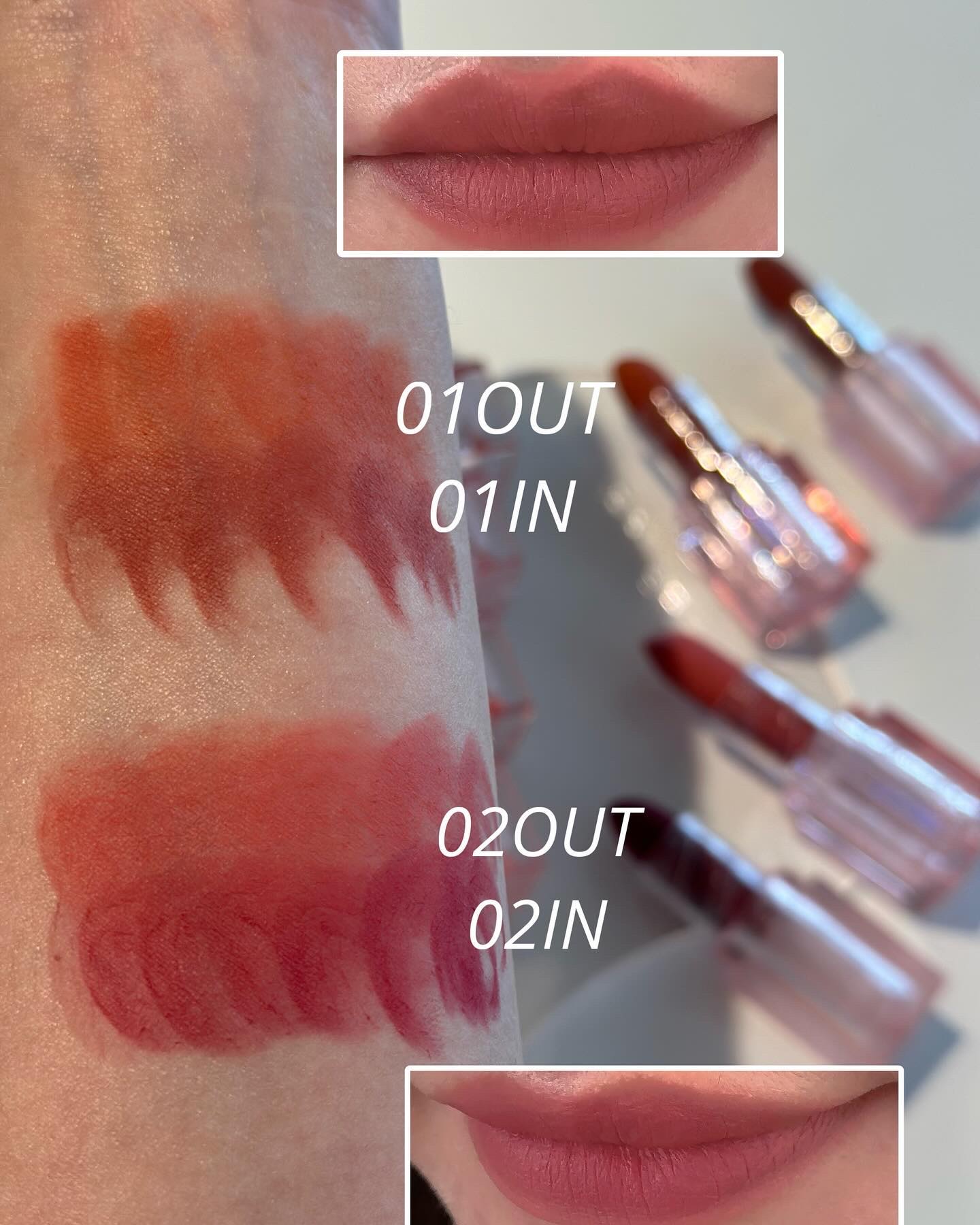 アイムミュートリップスティック/BLESSED MOON/口紅を使ったクチコミ（3枚目）