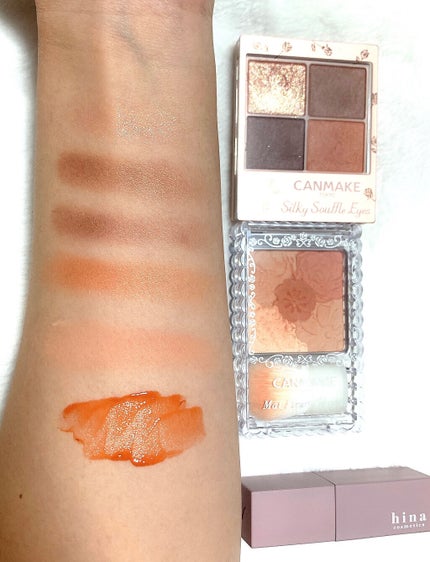 マットフルールチークス/キャンメイク/パウダーチークを使ったクチコミ(2枚目)