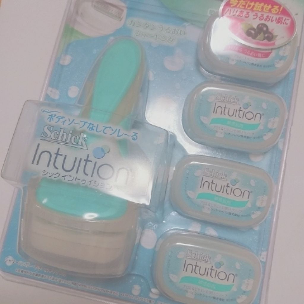 イントゥイション 敏感肌用 ホルダー （刃付き）＋替刃１コ/イントゥイション/シェーバーを使ったクチコミ（2枚目）
