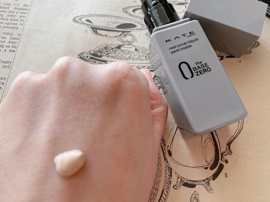 リアルカバーリキッド(セミマット)/KATE/リキッドファンデーションを使ったクチコミ(3枚目)