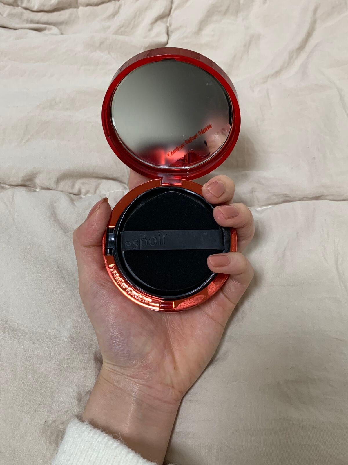 プロテーラービーベルベットカバークッション/espoir/クッションファンデーションを使ったクチコミ(3枚目)