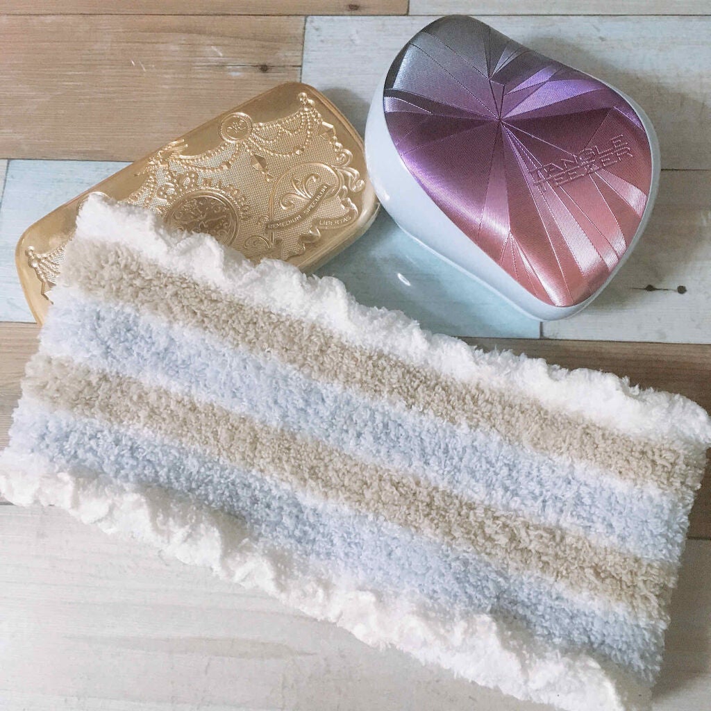 ヘアターバンワイド フリーサイズ/セリア/その他スキンケアグッズを使ったクチコミ(2枚目)