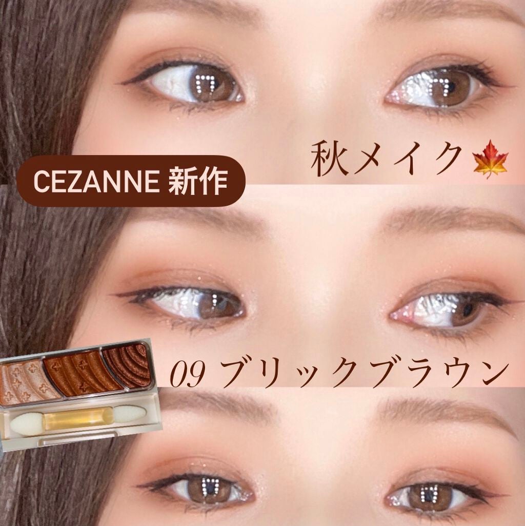トーンアップアイシャドウ/CEZANNE/アイシャドウパレットを使ったクチコミ(1枚目)