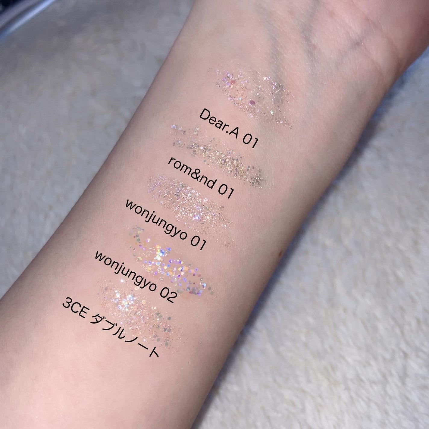 3CE アイスイッチ/3CE/グリッターを使ったクチコミ(4枚目)
