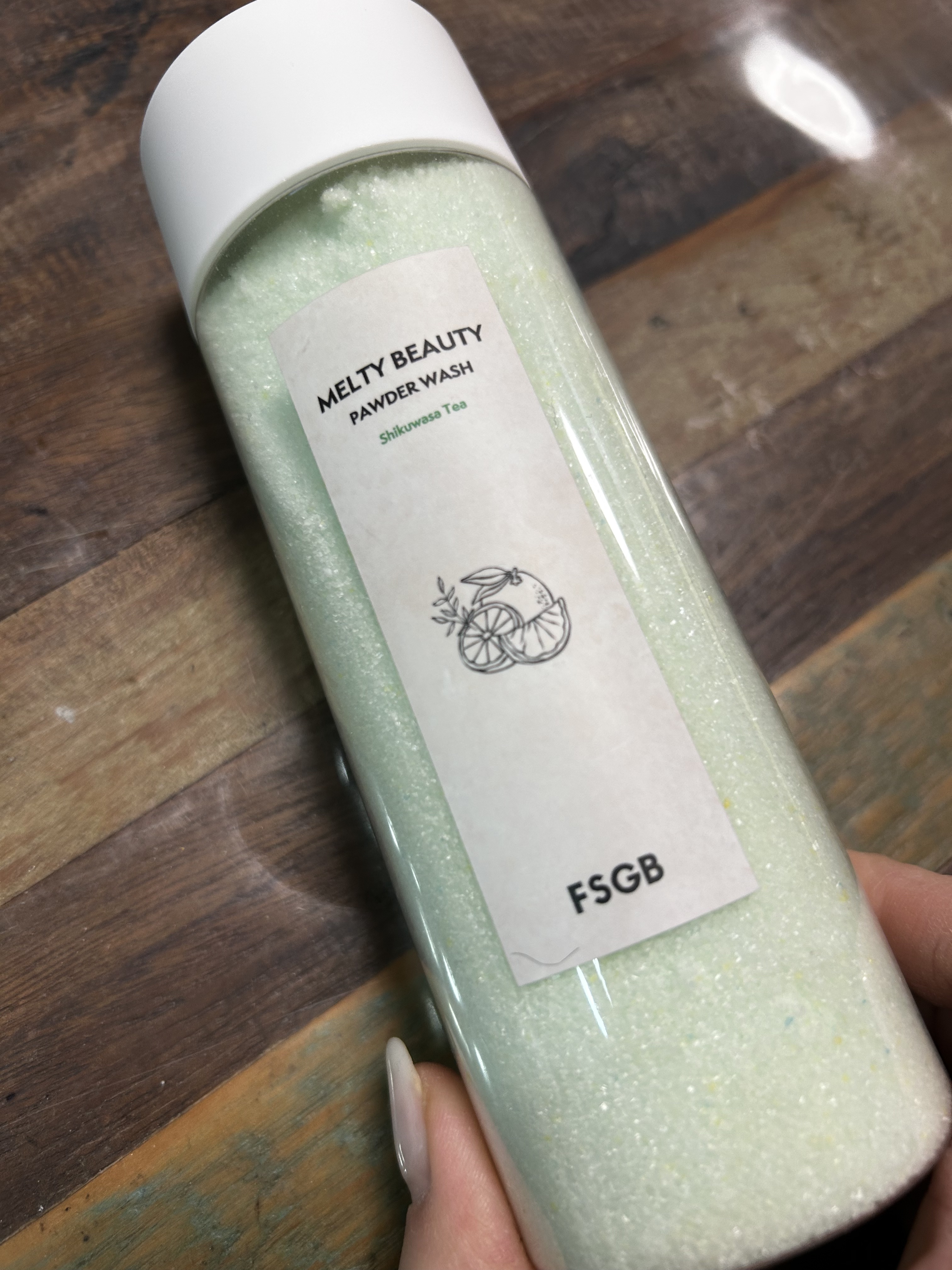 沖縄とろみ美容 パウダーウォッシュ シークヮーサーティー/FSGB/洗顔パウダーを使ったクチコミ（1枚目）