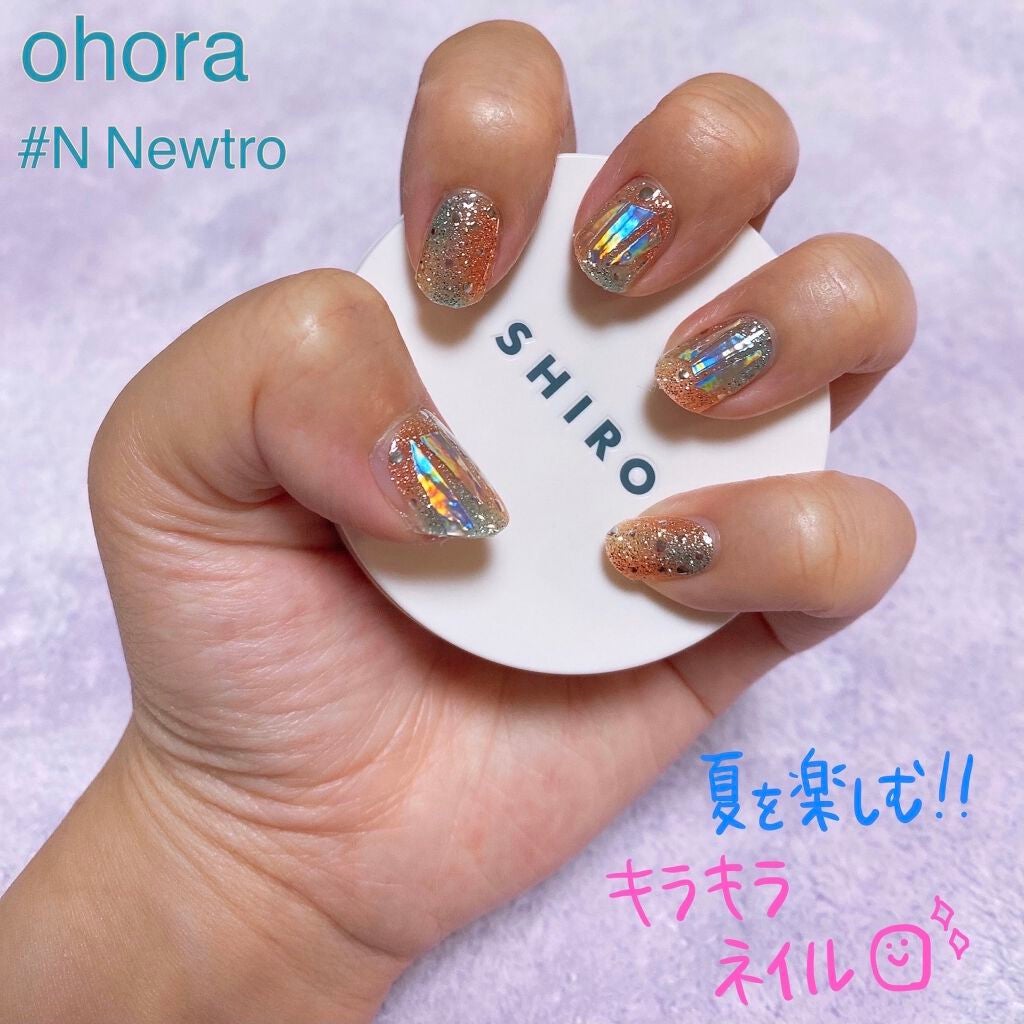 セミキュアジェルネイル(ハンド)/ohora/ネイルシールを使ったクチコミ(1枚目)