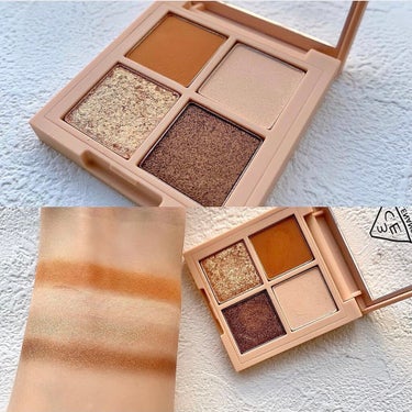 3CE MINI MULTI EYE COLOR PALETTE #ALMOND FUDGE/3CE/アイシャドウパレットを使ったクチコミ（2枚目）