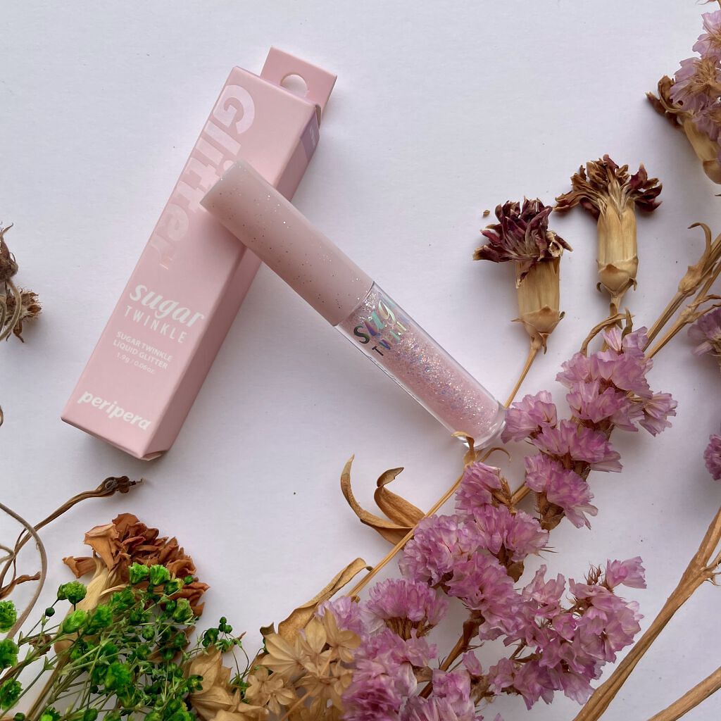 シュガー トゥインクル リキッド グリッター/PERIPERA/グリッターを使ったクチコミ（1枚目）
