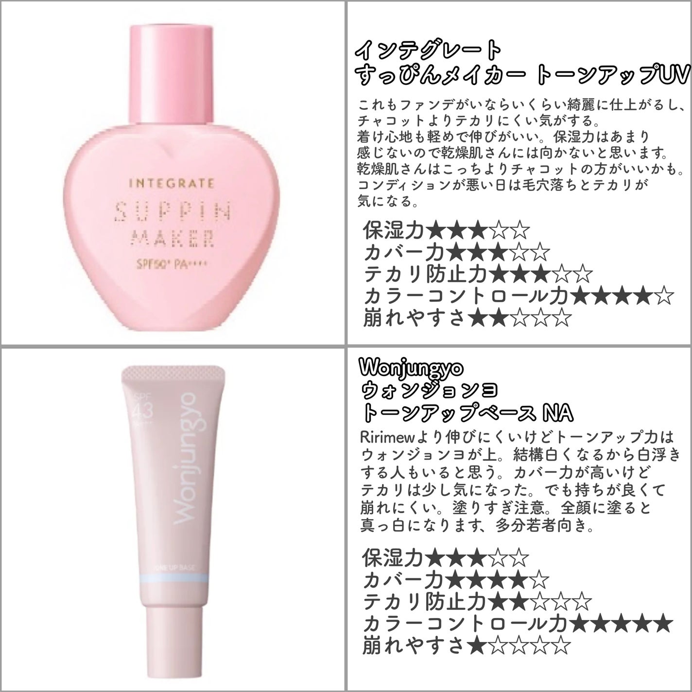 マーメイドスキンジェルUV/キャンメイク/日焼け止めジェルを使ったクチコミ(4枚目)