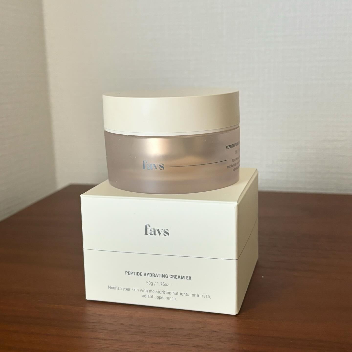 ペプチドハイドレーティングクリーム/favs/フェイスクリームを使ったクチコミ（1枚目）