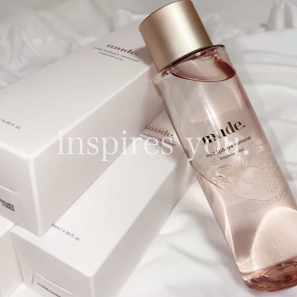 マイルドリップ＆アイリムーバー/mude./ポイントメイクリムーバーを使ったクチコミ（1枚目）