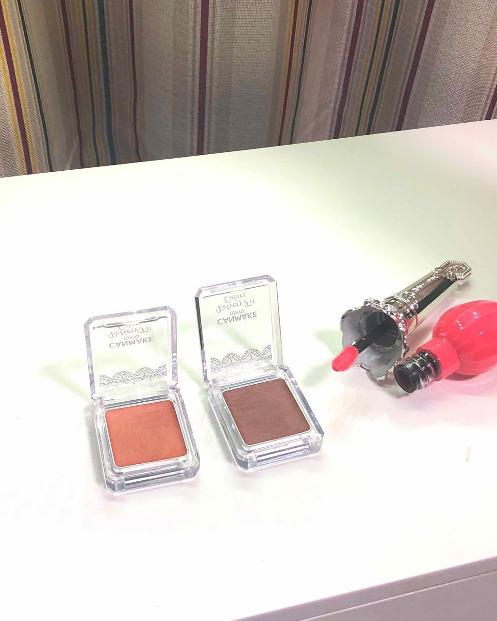 フォーエヴァージューシー オイルルージュ/JILL STUART/口紅を使ったクチコミ(3枚目)