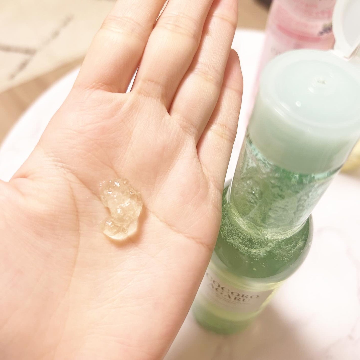 クレンジングジュレ シャルドネミックス/cocoroagaru/クレンジングジェルを使ったクチコミ(2枚目)