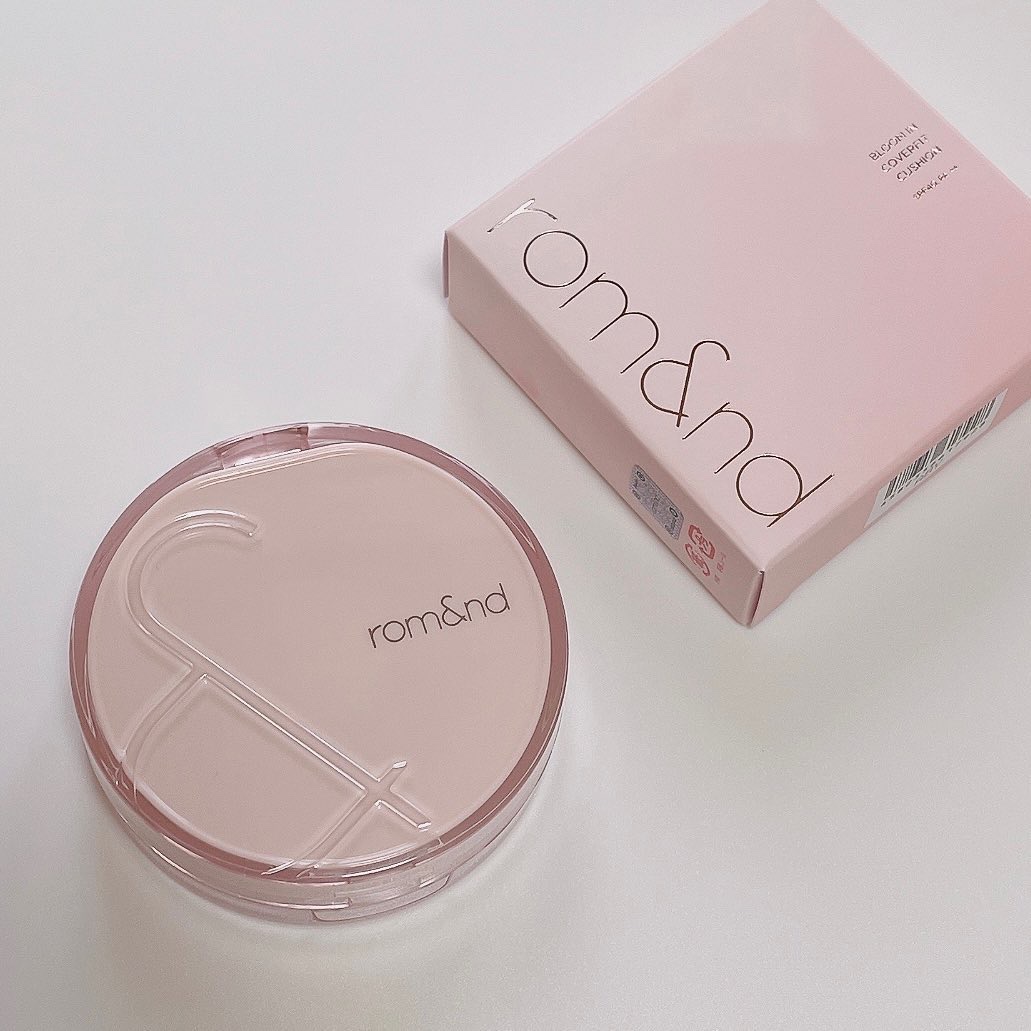 ブルームインカバーフィットクッション/rom&nd/クッションファンデーションを使ったクチコミ（1枚目）