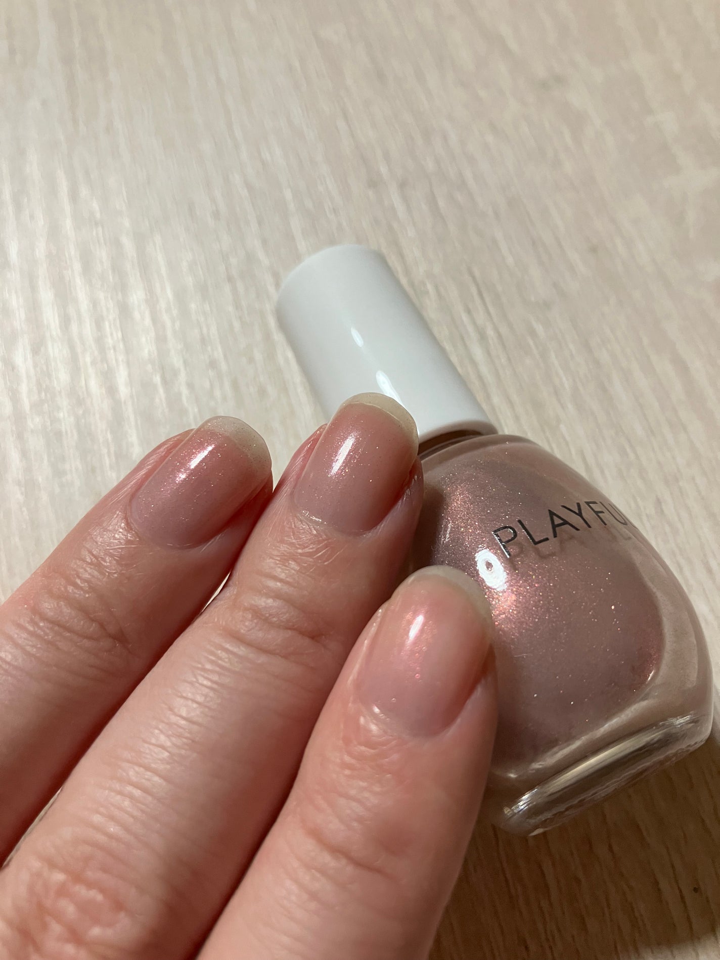 プレイフル プリズムモイストコート/PLAYFUL/オールインワンネイルを使ったクチコミ(1枚目)